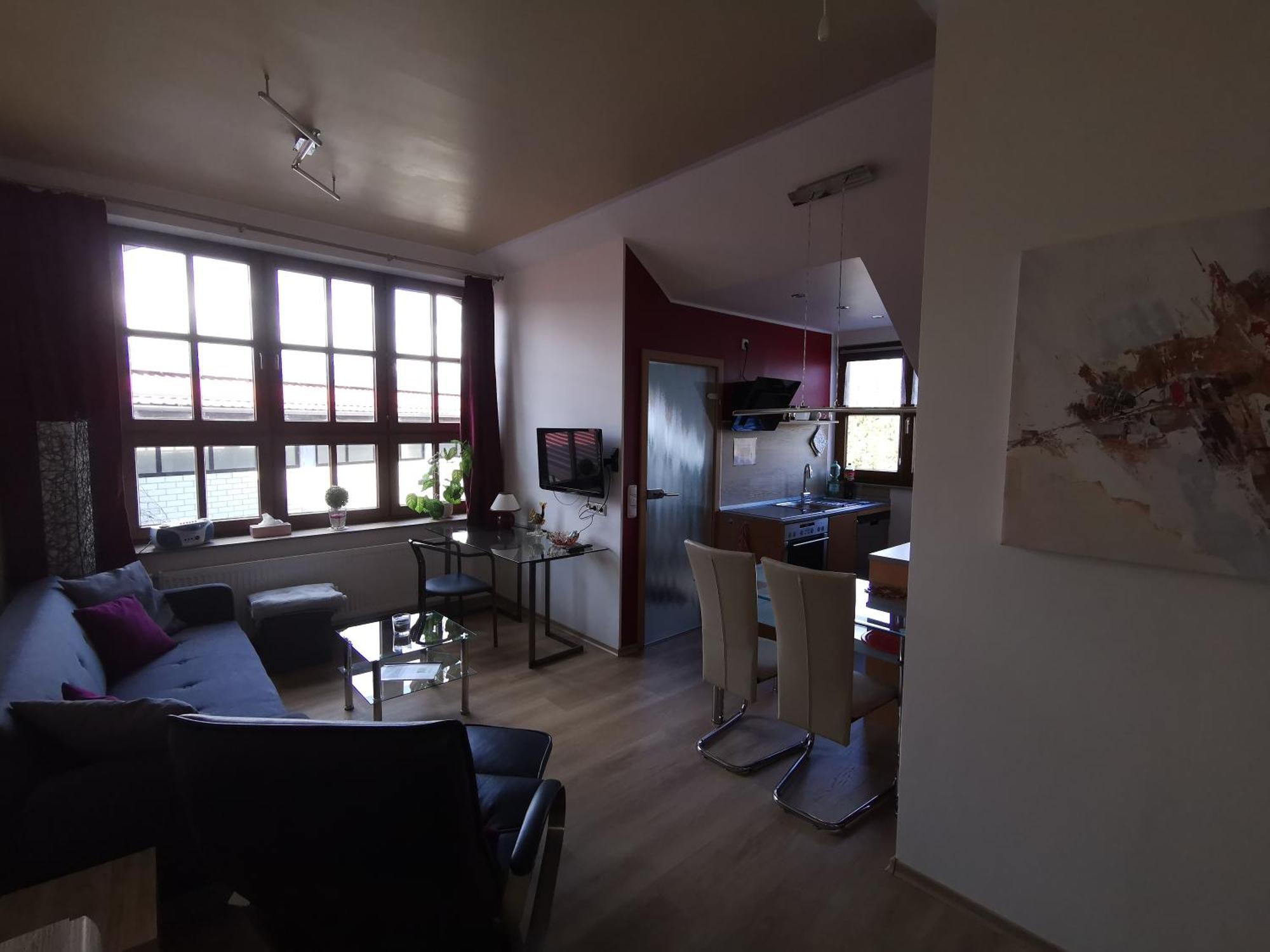 Studio Und Apartment Auf Dem Pferdehof Burgpreppach Esterno foto