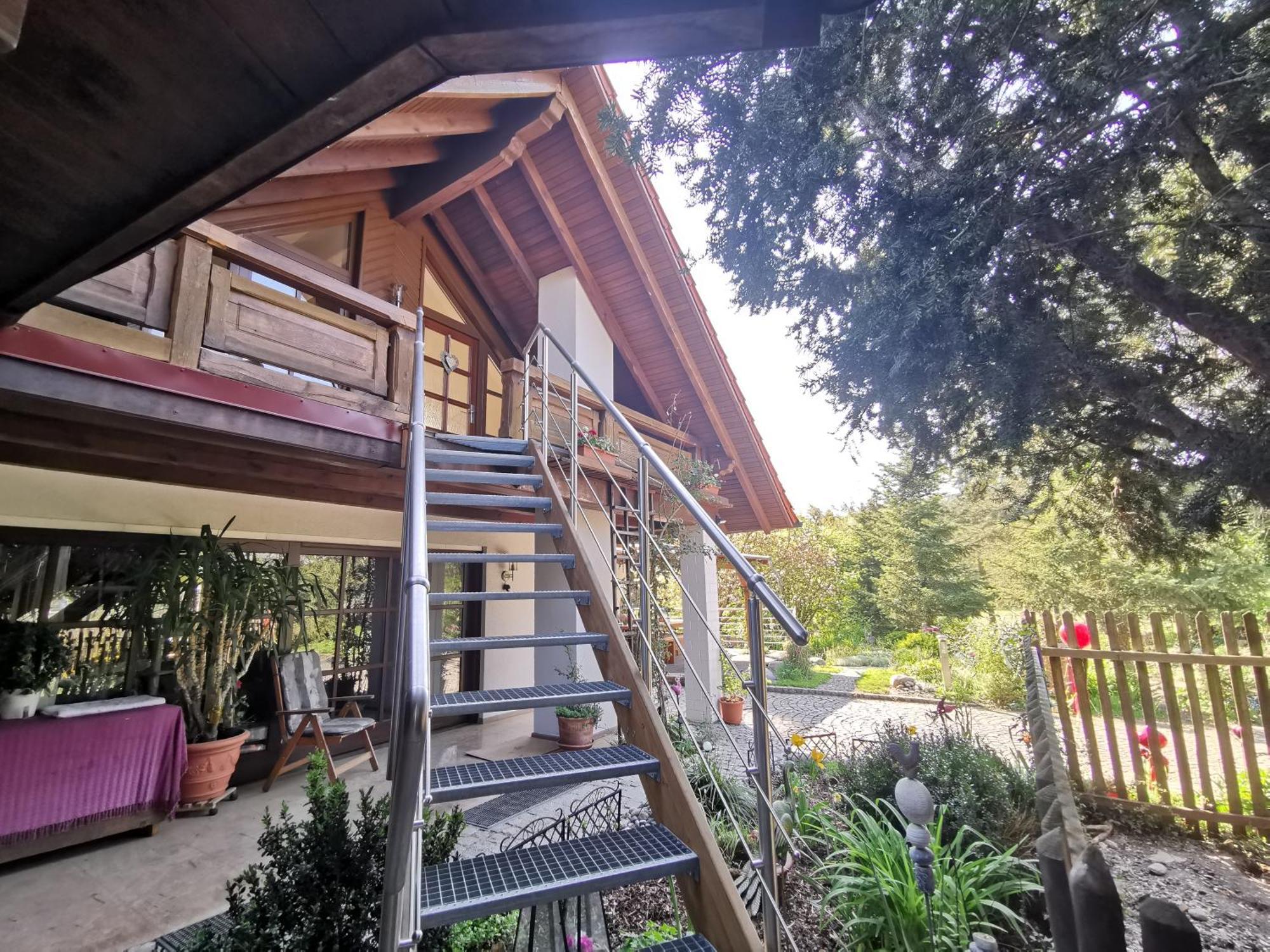Studio Und Apartment Auf Dem Pferdehof Burgpreppach Esterno foto